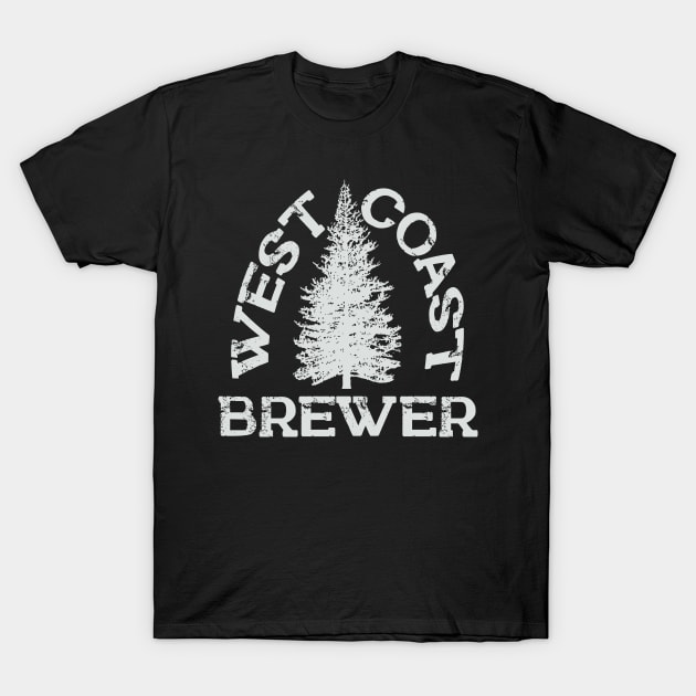 West Coast Brewer in White T-Shirt by Magnetar